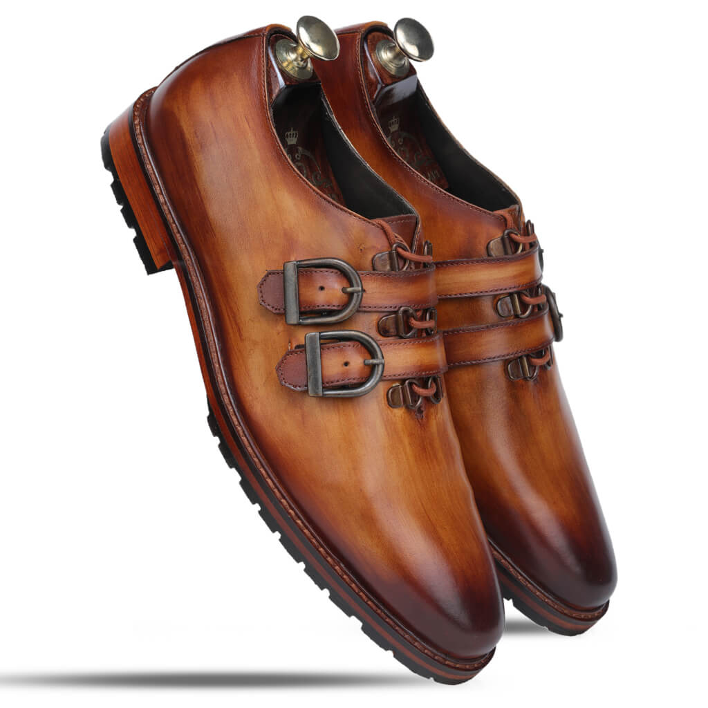 Armando Designer Lace Monkstraps