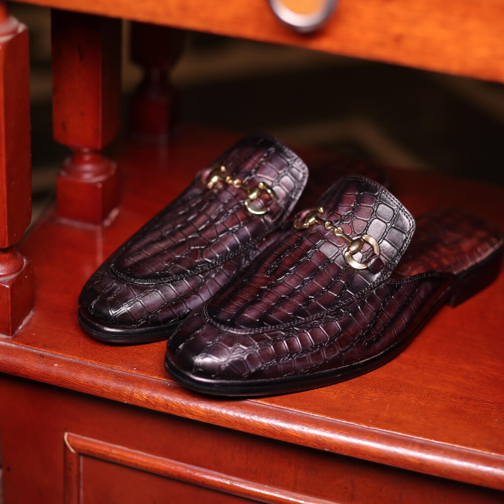 The Hale Slippers Mules Wine