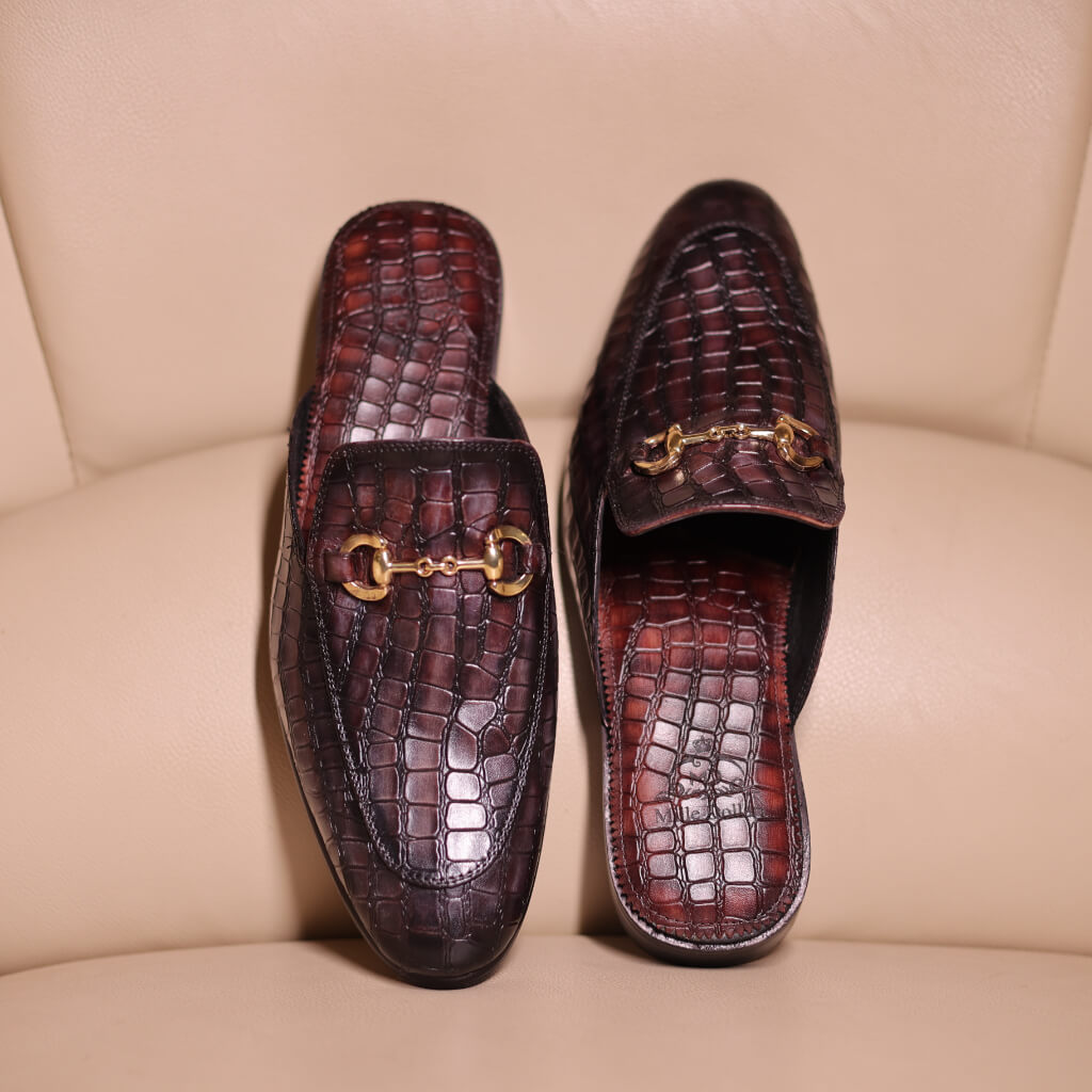 The Hale Slippers Mules Wine