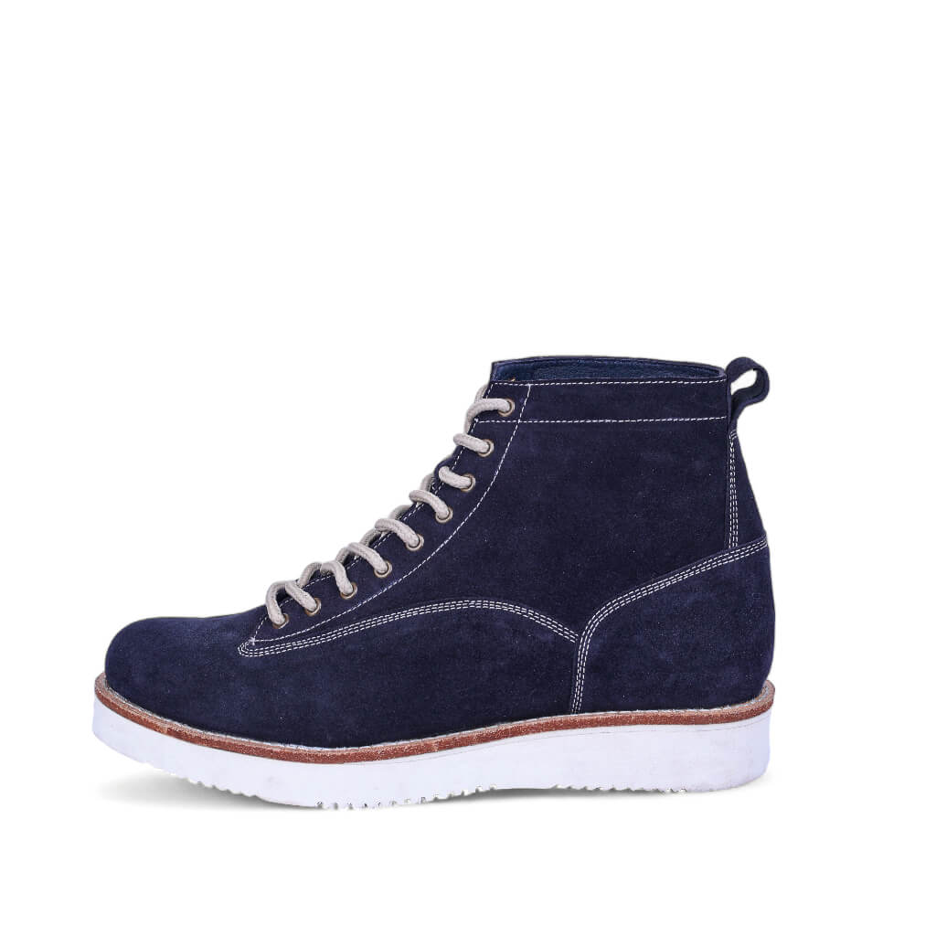 Azure Titan Light Weight Chunky Boot in Blue