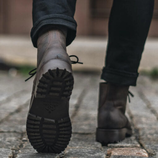 Rugged Matte Tobacco Welt Boots | Kevlar® Laces & Cork-Bed Comfort