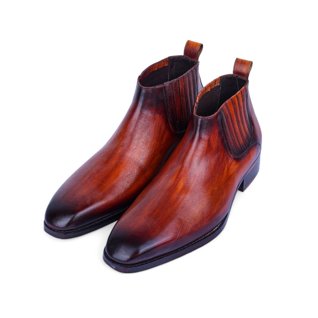 Imperium Chelsea Boots in Cognac Leather