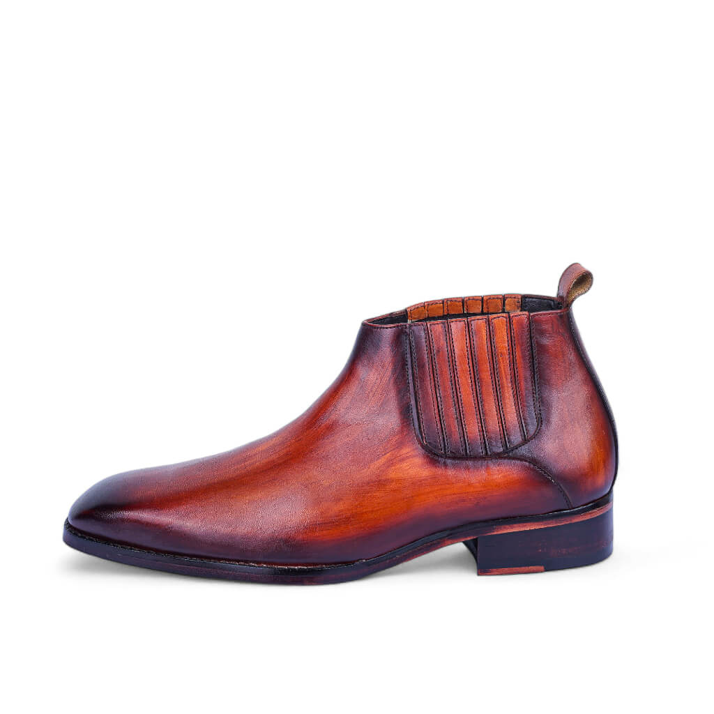 Imperium Chelsea Boots in Cognac Leather