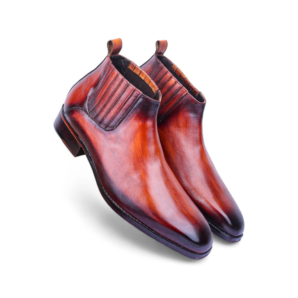 Imperium Chelsea Boots in Cognac Leather