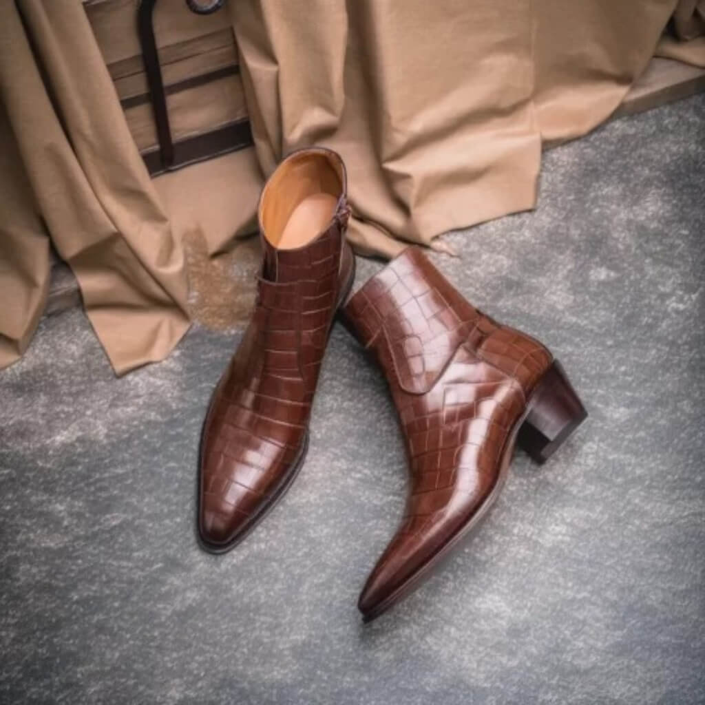 "Shoe care guidelines: Air shoes regularly to retain their natural shape, dry at room temperature to prevent shrinkage, wrinkling, hardening, drying, and cracking from sun exposure. Use shoe bags to avoid stains and mildew, and dust off dry dirt with a clean cloth. Includes a hypoallergenic luxury designer shoe bag for travel, special leather cream for Mille Dollari hand-painted shoes, and a shoe horn, duster, and shiner for easy maintenance and care."