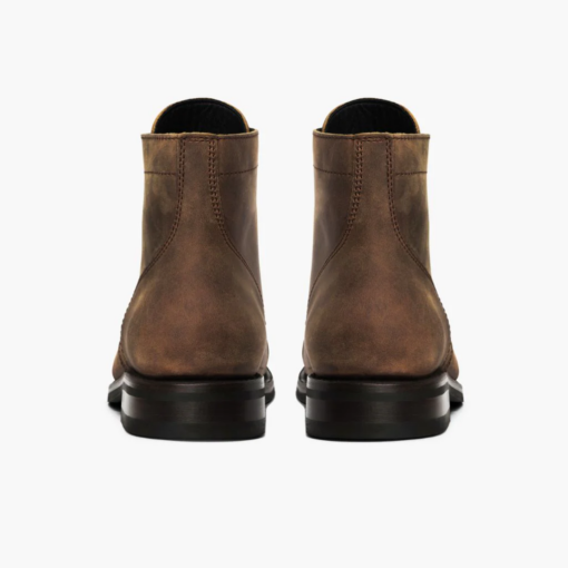 Ember Crest Burnt Copper Leather Boots with Dainite Sole and Goodyear Welt Mastery