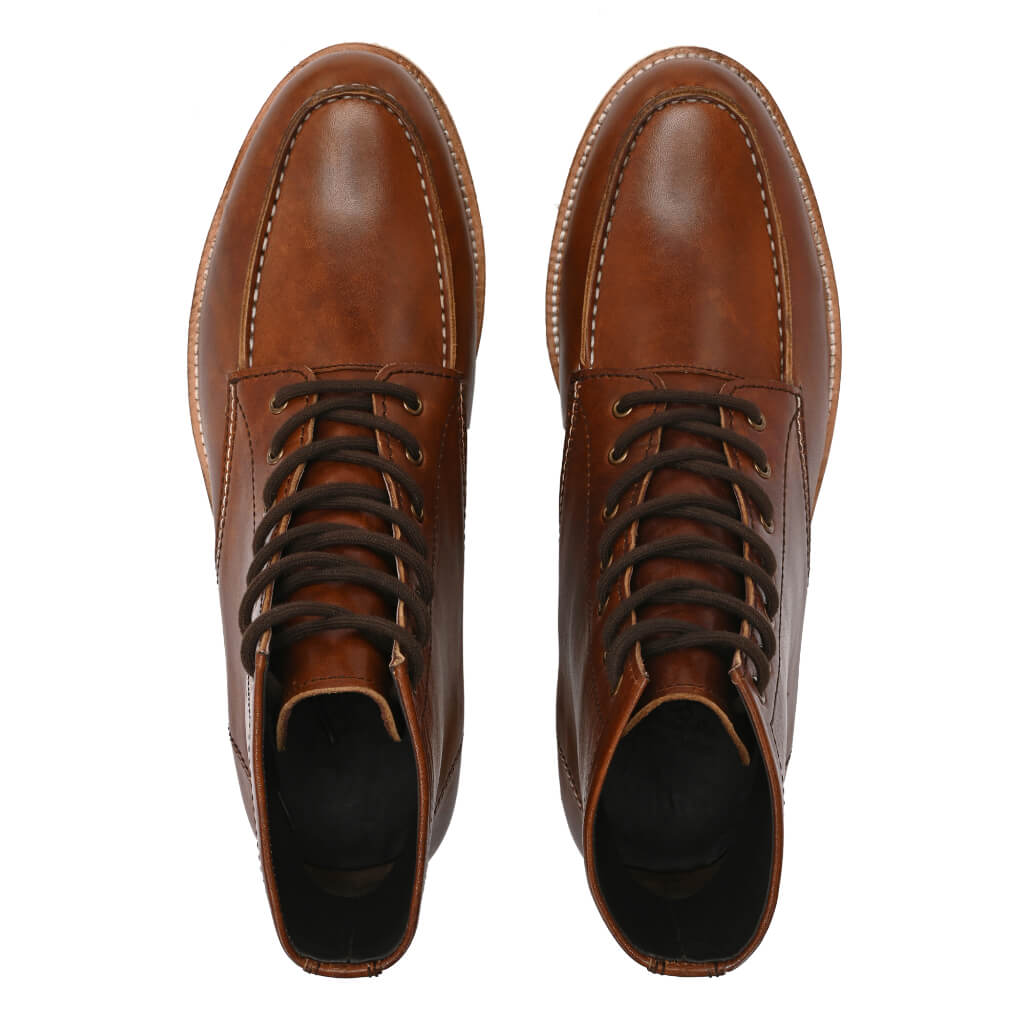 Dallas, Moctoe Boot - Brown Chromexcel | Hand Welted Boots 2.0
