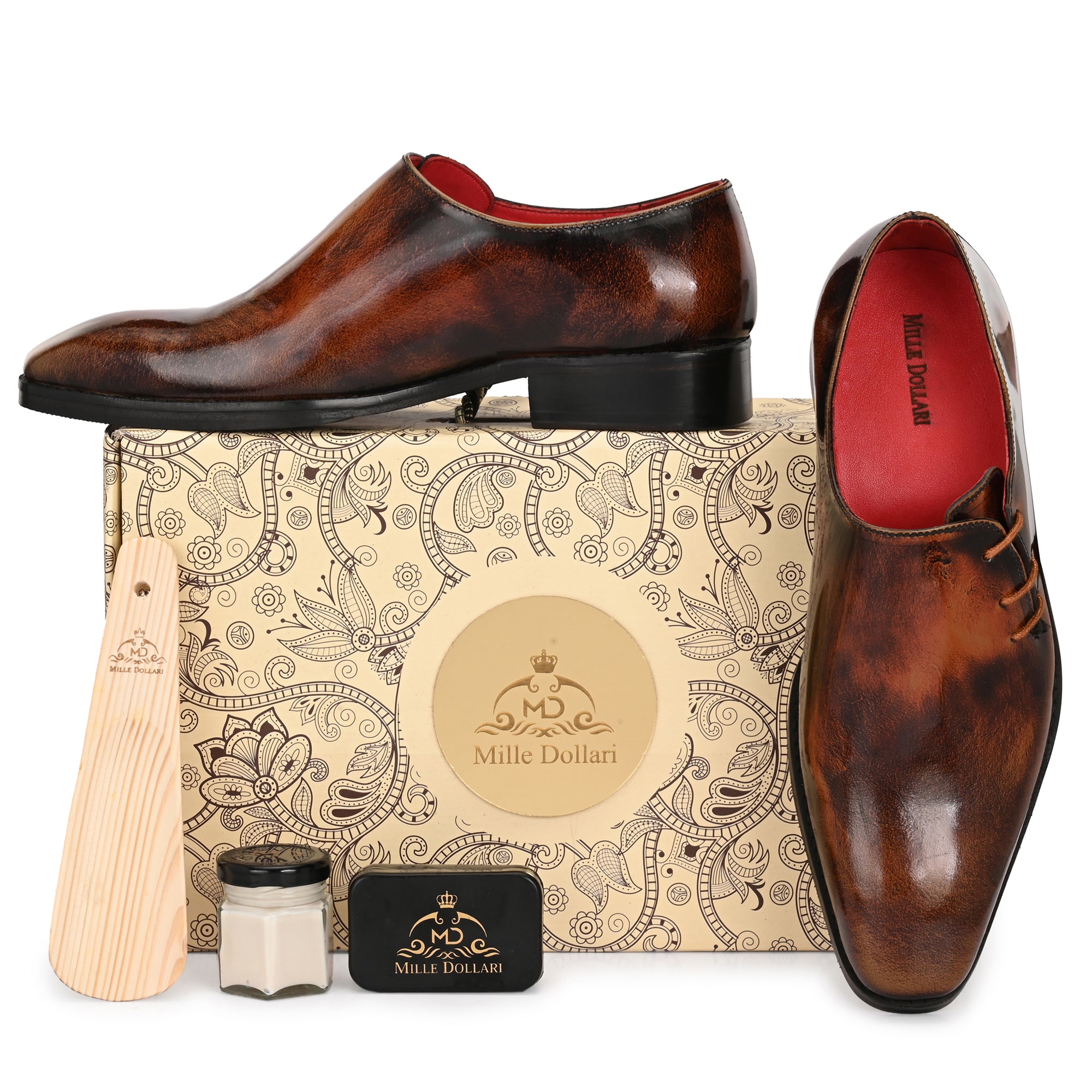 Men’s Leather Formal Slip-Ons – Classic Dress Shoes for Office & Special Occasions