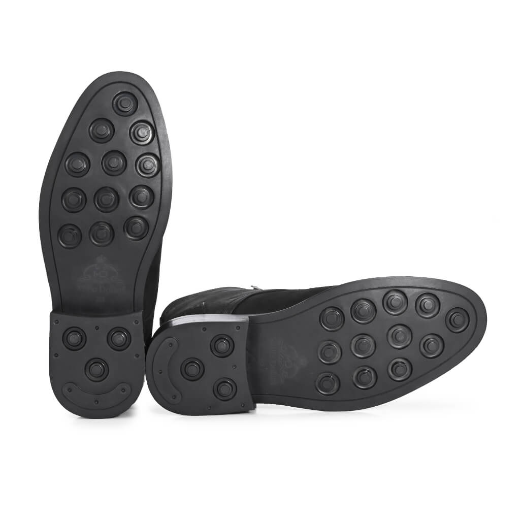 Rugged Matte Black Boots | Kevlar® Laces & Cork-Bed Comfort