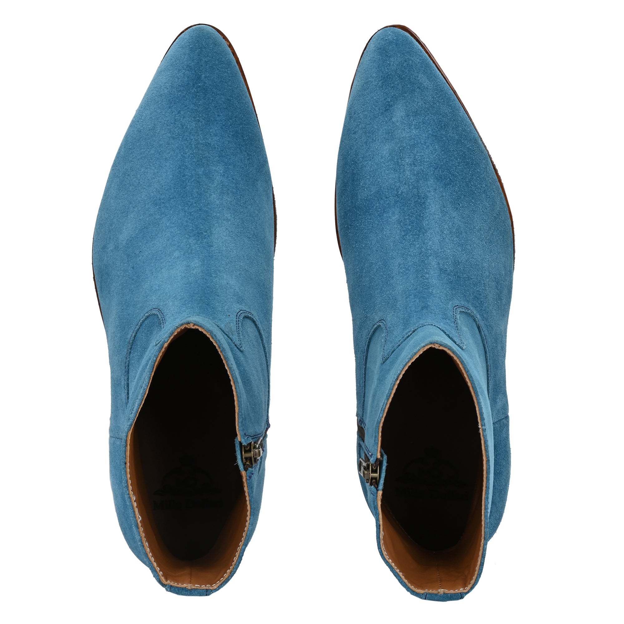 Men’s Pointed Toe Flatform Boots – Stylish Suede Regular Boots for Everyday Fashion