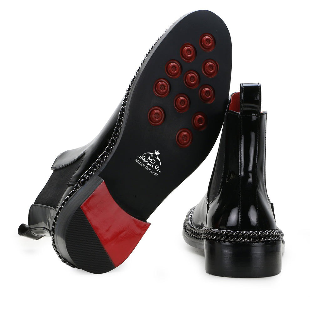 Nimbus Chelsea Black Boots - Premium Men’s Black Leather Chelsea Boots