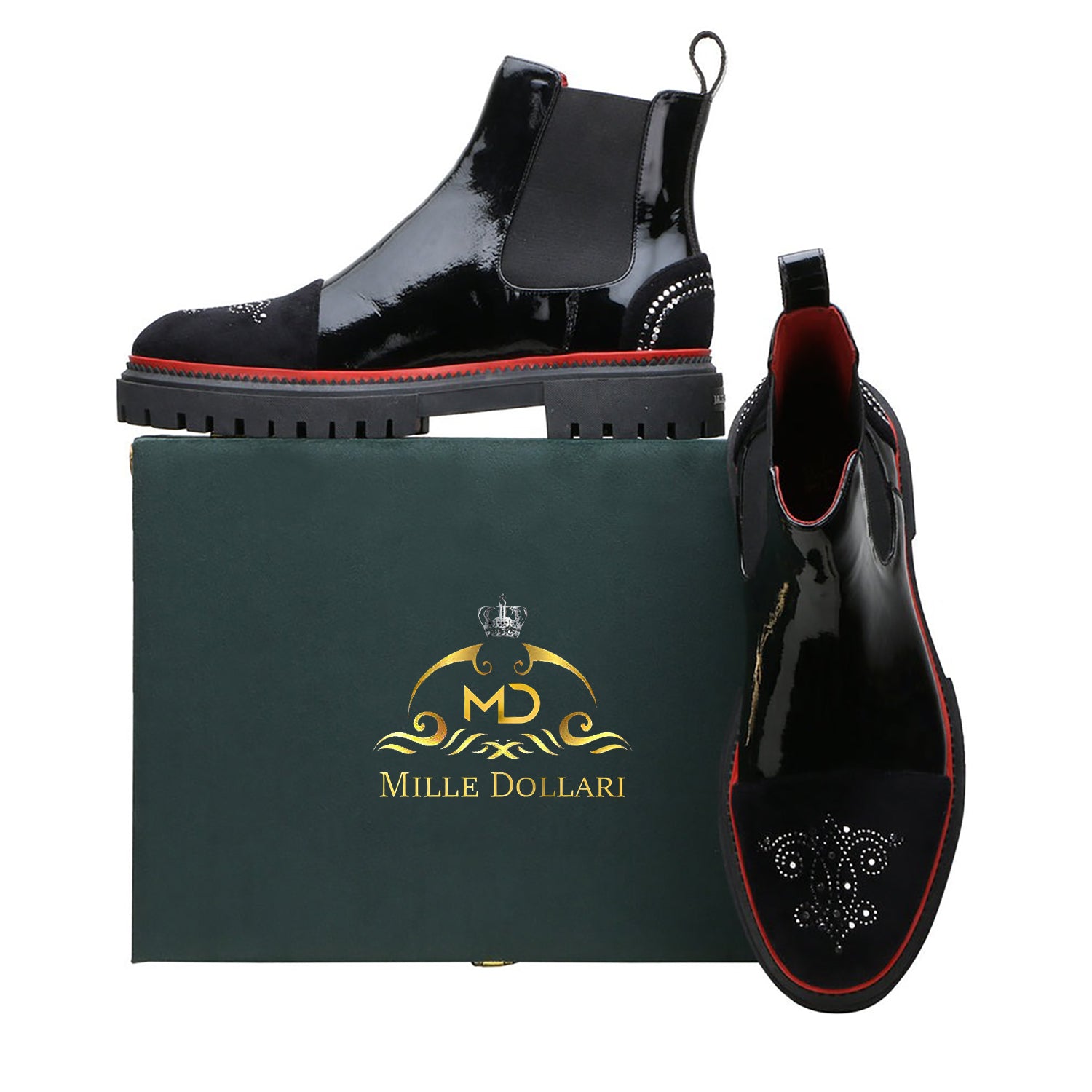 Omega Chelsea Black Boots – Stylish & Durable Men’s Slip-On Boots