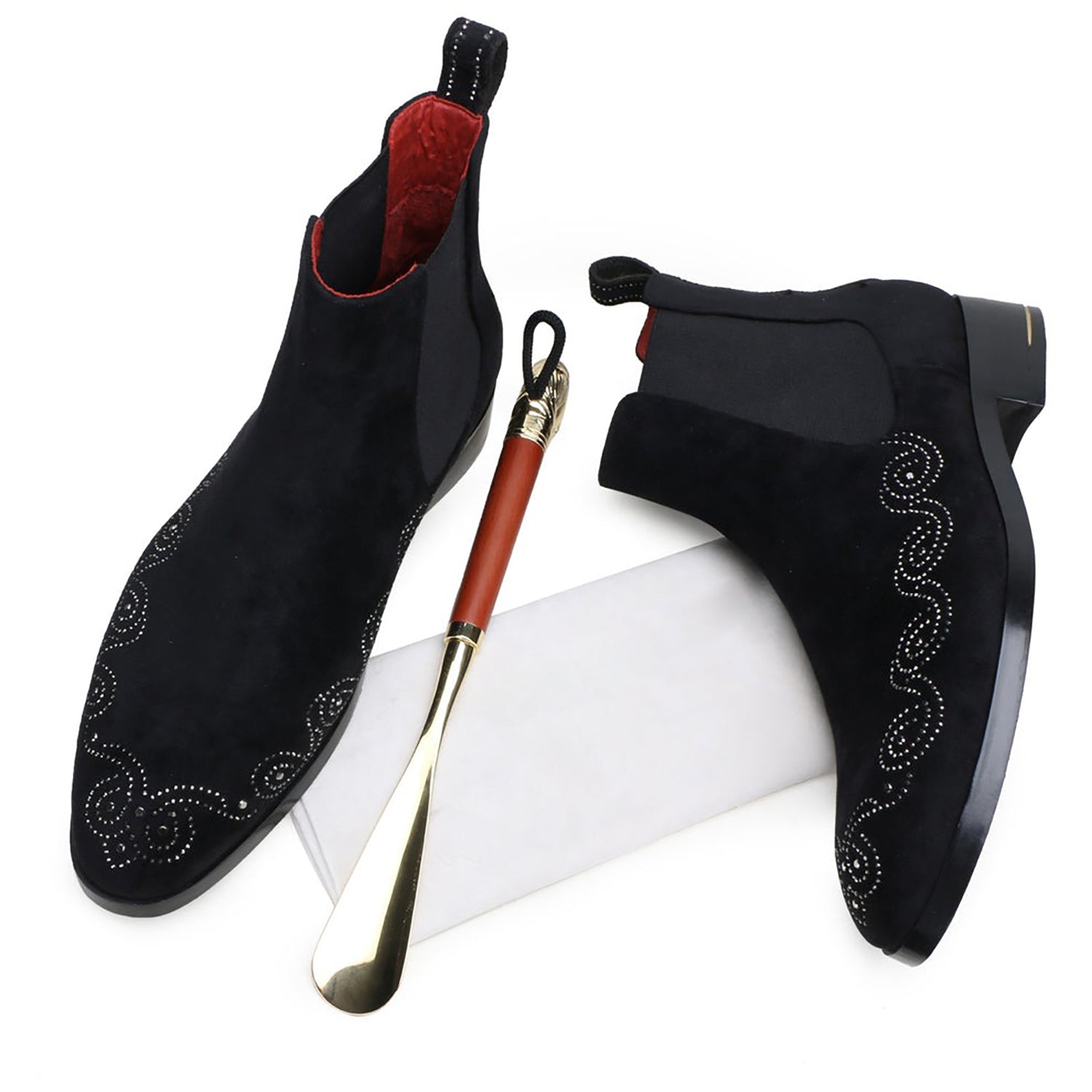 Nikolas Chelsea Black Boots – Premium Men’s Leather Boots for Everyday Style & Comfort