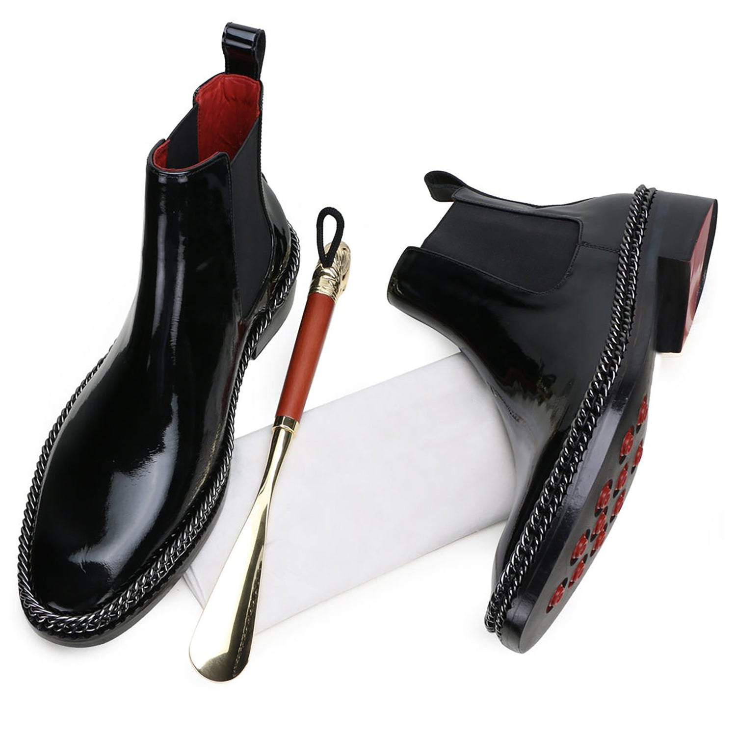 Nimbus Chelsea Black Boots - Premium Men’s Black Leather Chelsea Boots