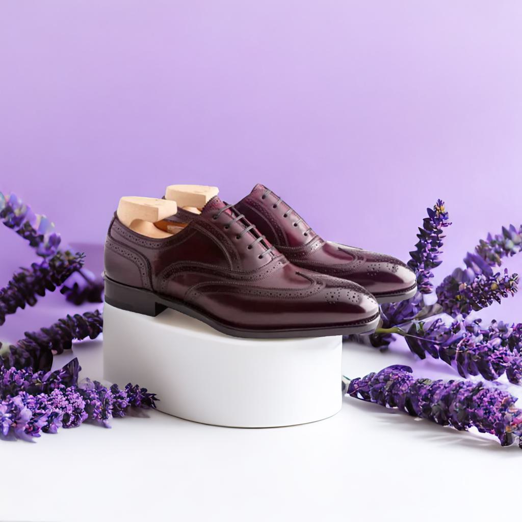 Oxford Bordeaux Leather Shoes – Timeless Elegance in Rich Burgundy Hue