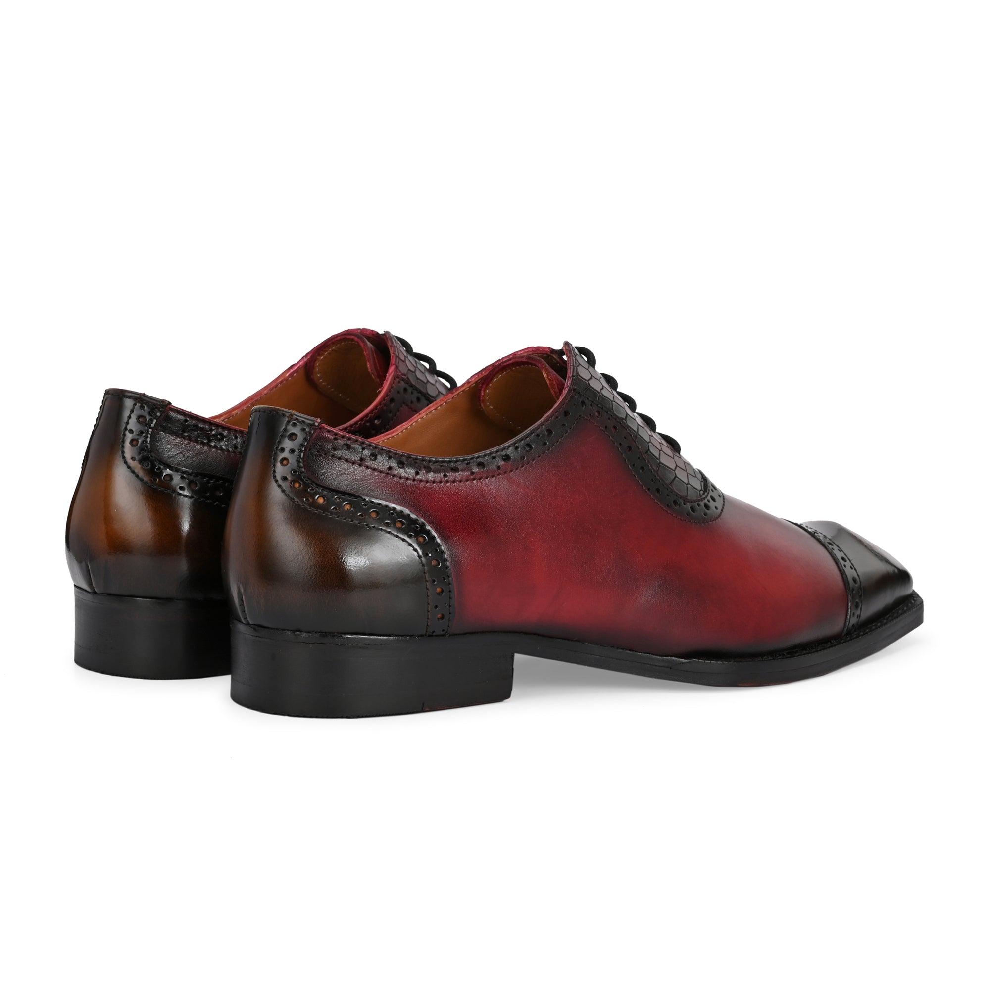 “Regal Bordeaux” Handcrafted Oxford