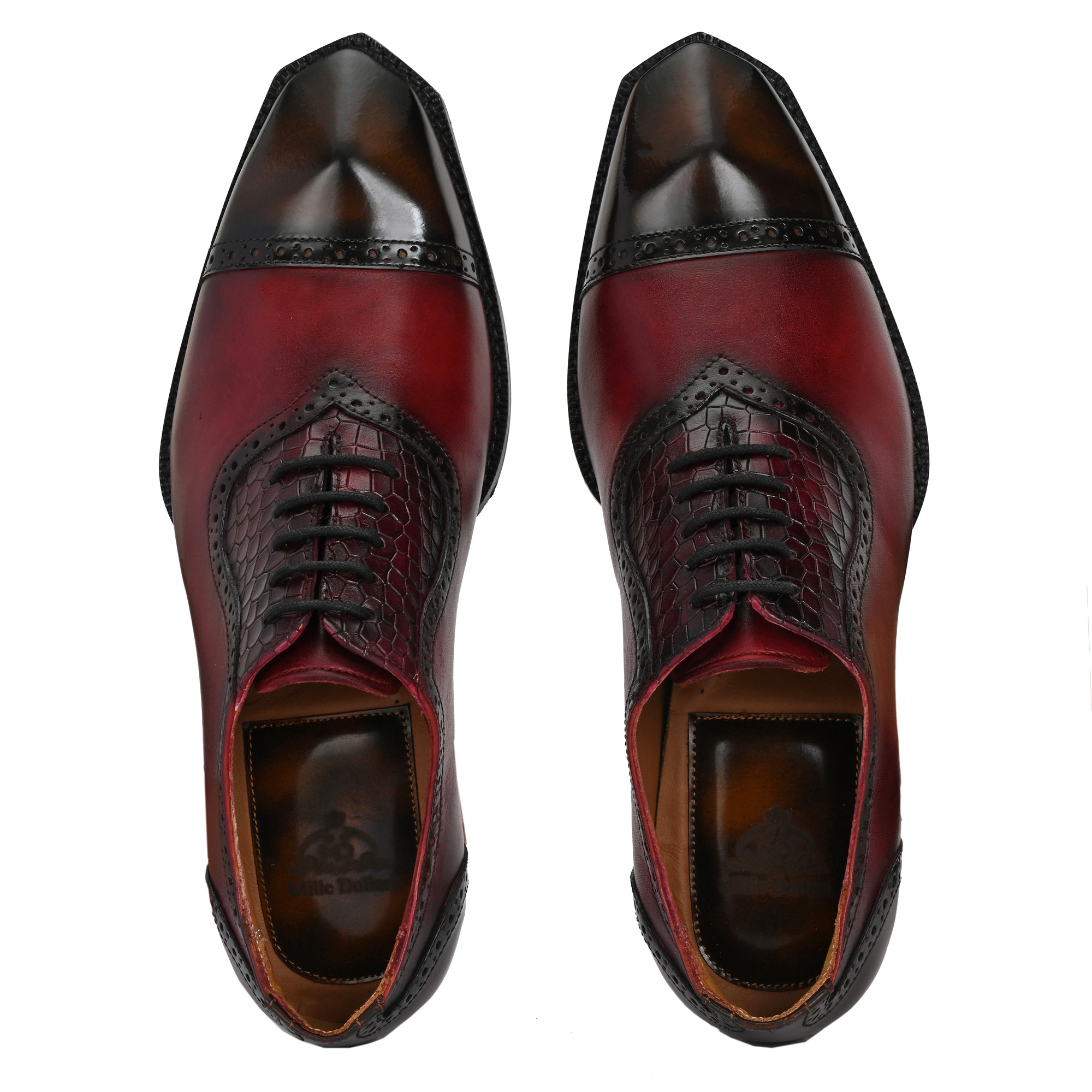 “Regal Bordeaux” Handcrafted Oxford