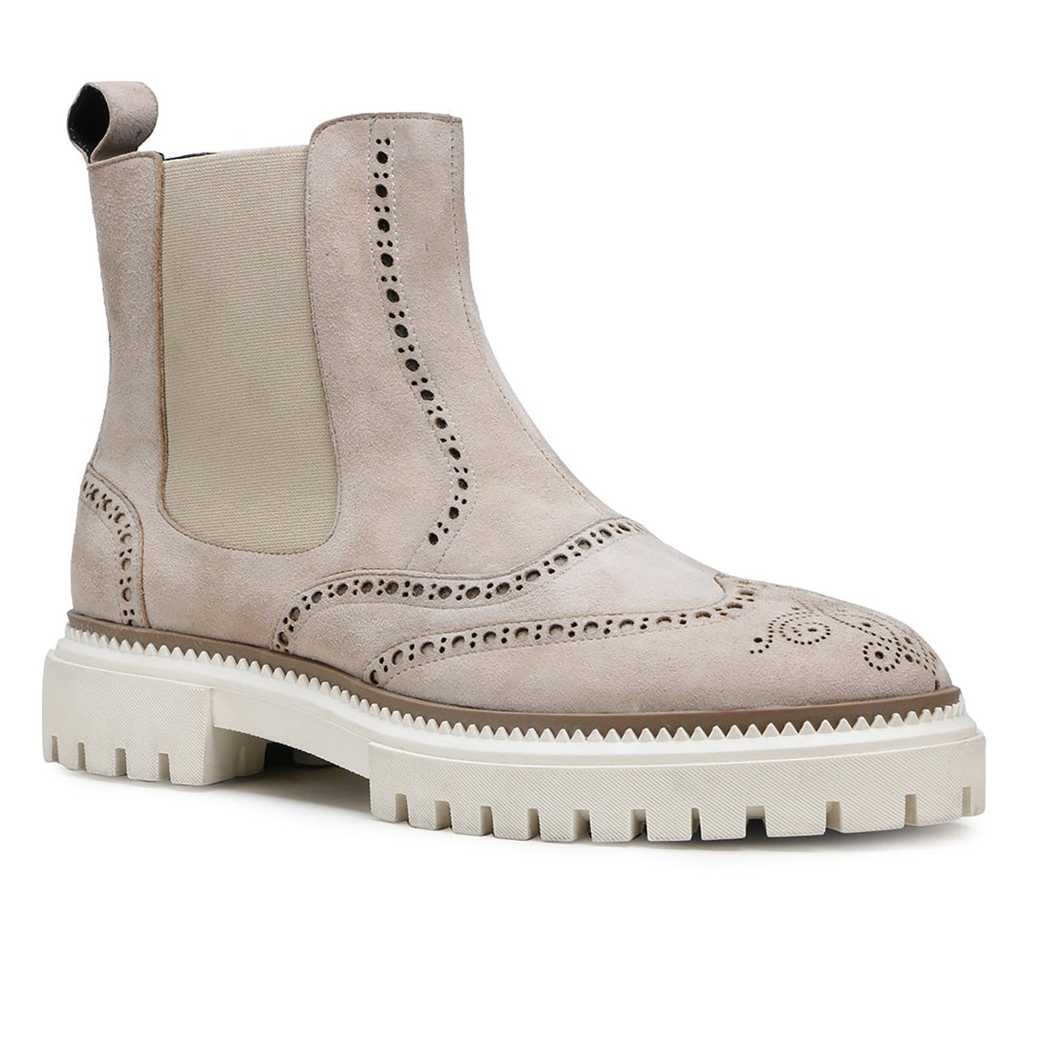 Marshello Chelsea Beige Boots – Stylish Neutral-Tone Men’s Boots with Premium Comfort