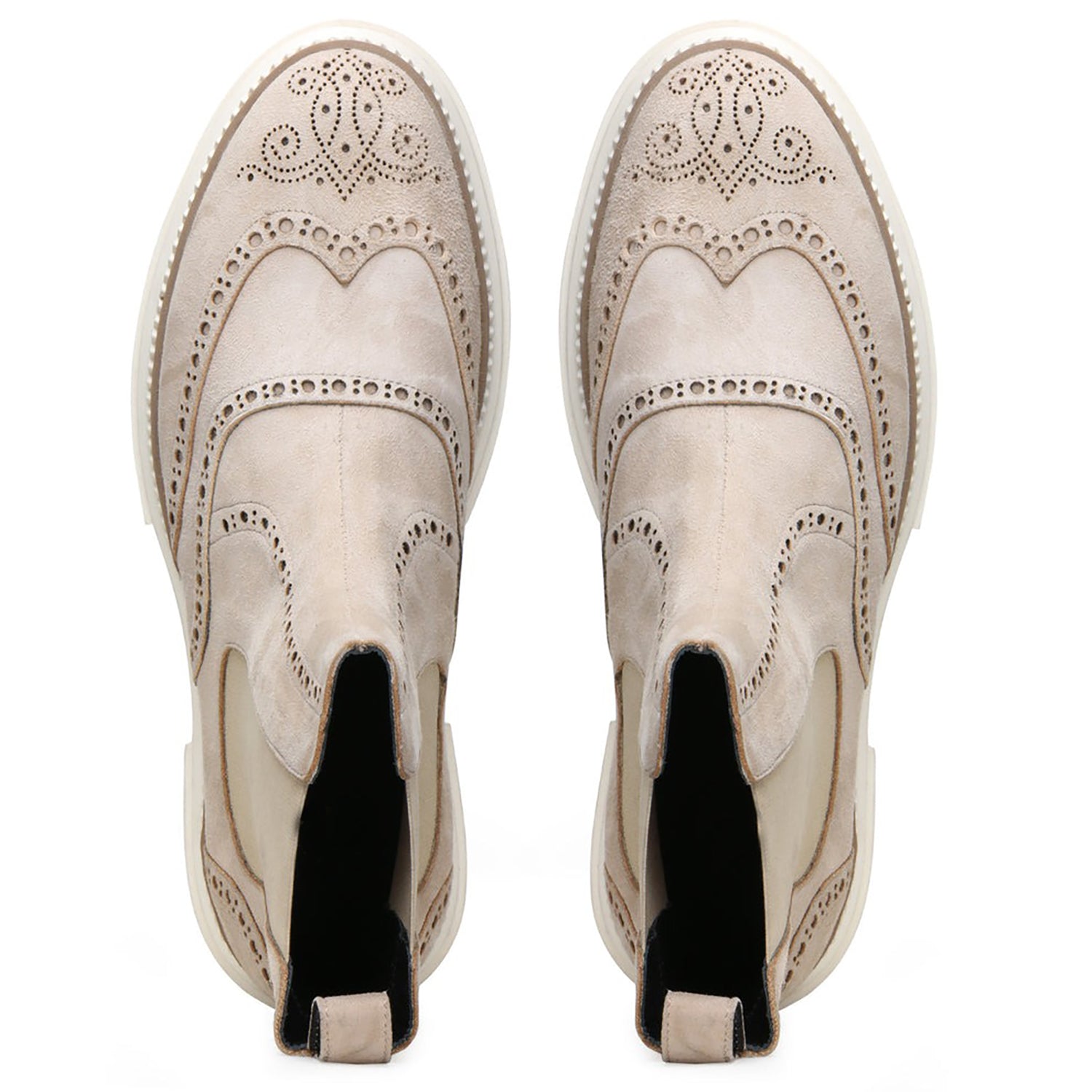 Marshello Chelsea Beige Boots – Stylish Neutral-Tone Men’s Boots with Premium Comfort