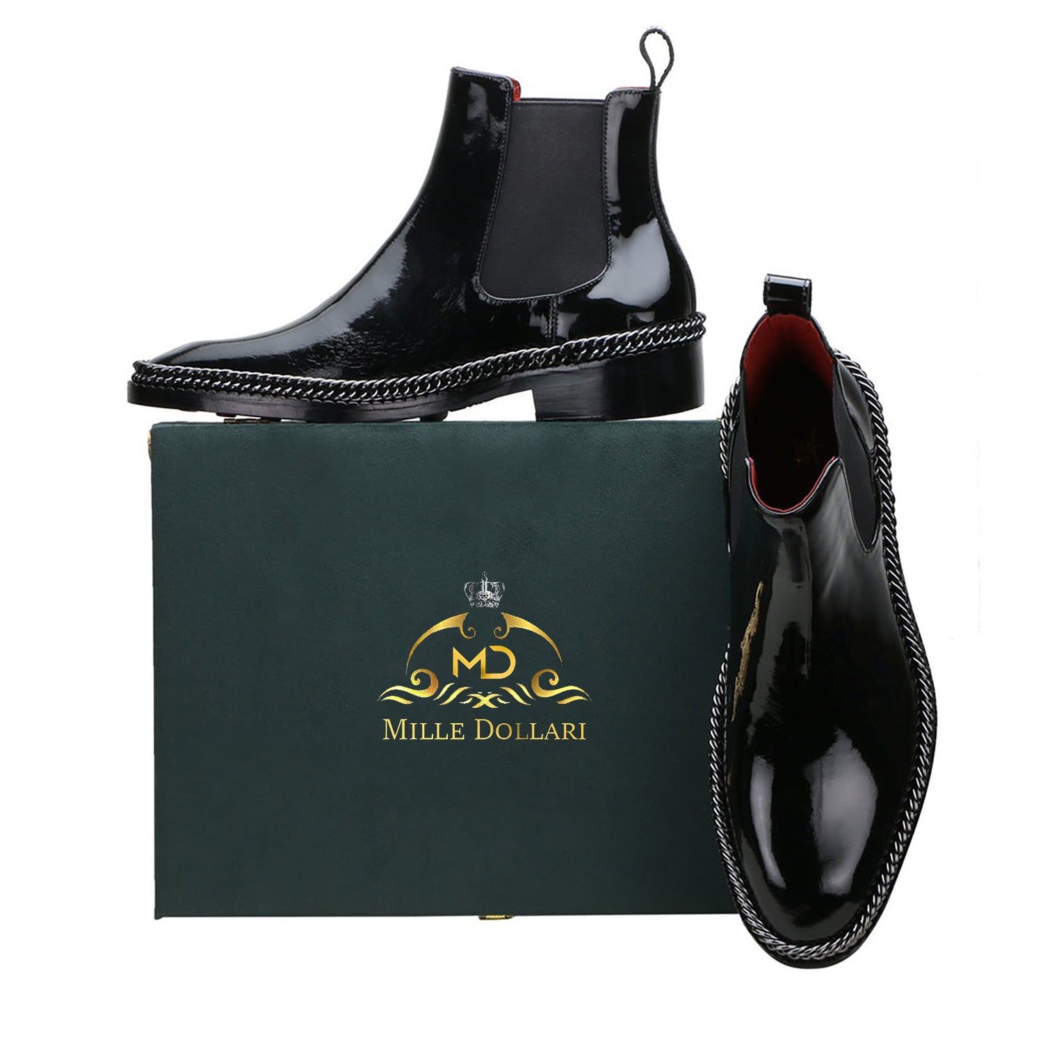 Nimbus Chelsea Black Boots - Premium Men’s Black Leather Chelsea Boots