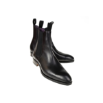 Midnight Classic Chelsea Black Leather Boots