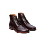 Handmade Classic Lightweight Burgundy Derby Boot