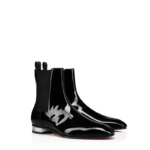 Mauro Patent Leather Chelsea Boots