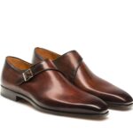 Exclusive Classic Tabaco Monkstrap Shoe