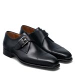 Lennon Black Handmade Oxford Shoe