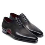 Exclusive Classic Grafito Handmade Oxford Shoes