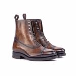 Brown Patina Balmoral Boot