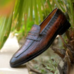 IVERSON COGNAC PENNY LOAFERS