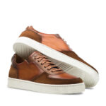 EVERO COGNAC MID TOP SNEAKER