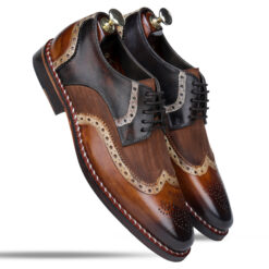 Men Brown Oxford Shoe