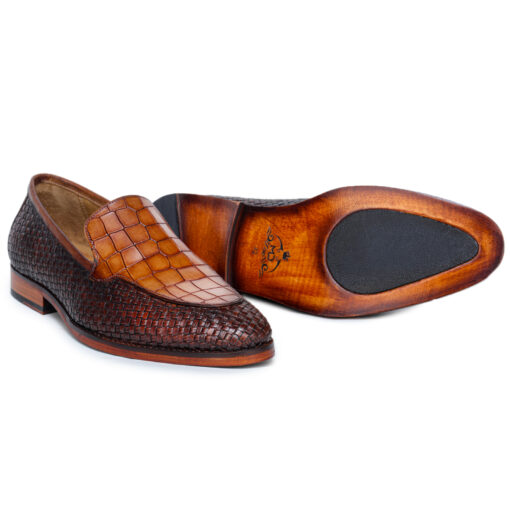 Romigi Textured Loafers - Image 5