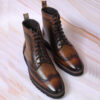 Lightweight Jose Mild Laceup Jodhpur Boots with Airlite EVA sole in beige brown for casual and semi-casual wear