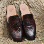 Royal Python: Exotic Croco Embossed Slip-On