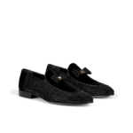 Catherine Black Tuxedo Slip-On