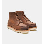 Shacre Hand-Welted Oil Pull-Up Leather Moctoe Boot