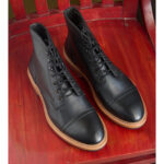 Blackstone Goodyear Welted Classic Black Captoe Boot