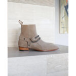 THE BEIGE HENRIK HARNESS BOOTS | Italian Suede