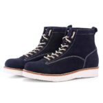 Azure Titan Light Weight Chunky Boot in Blue