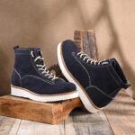 Titan Lightweight Nubuck Boots in Blue – Bold, Comfortable, and Trendy