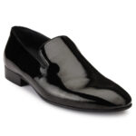 Midnight Gloss Black Patent Leather Slip-on Shoe – Sleek Comfort with a Luxurious Shine