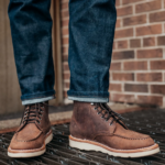 Sundown Trail Tobacco Moc Toe Boots with Vibram Sole and Timeless Craftsmanship