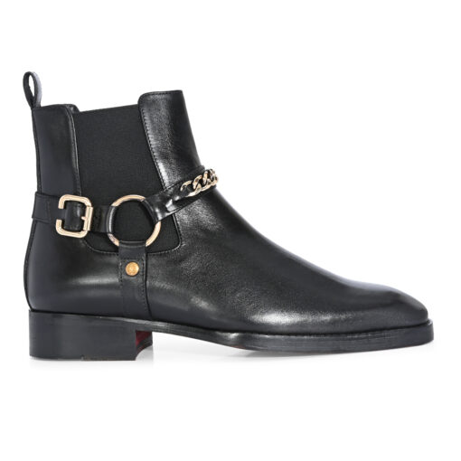 Regent Black Chain Chelsea Boots | Luxe Elegance - Image 2